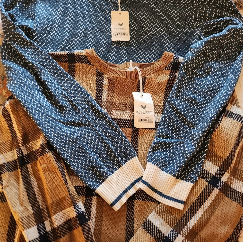 2 Hope & Henry Sweaters Size S